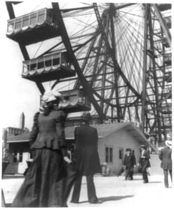 Large ferris wheel at the World's Columbian Exposition (Chicago, Ill.) LCCN2006680018