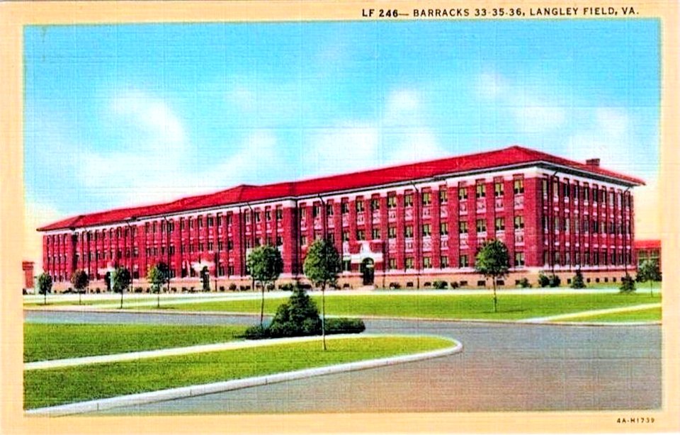 Langley Field - Barracks at Langley Field