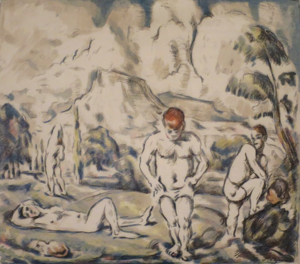 Large Bathers by Paul Cézanne, Honolulu Museum of Art 12278