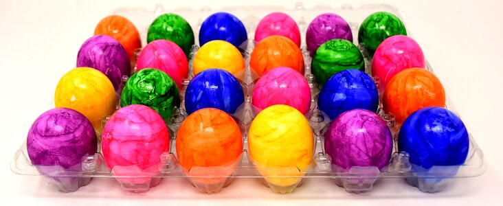 Colorful egg easter photo