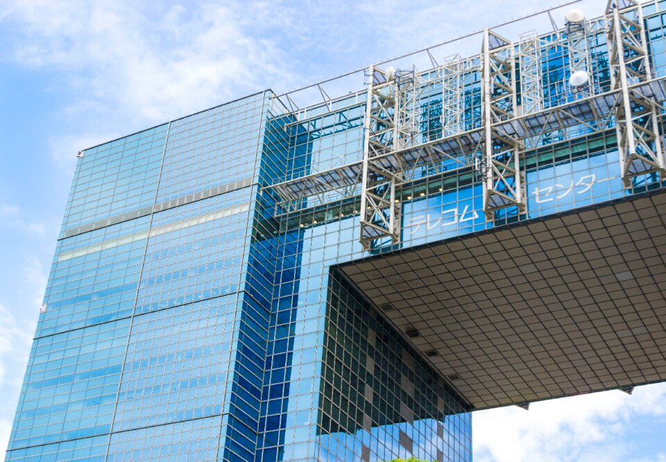Glass front facade glass