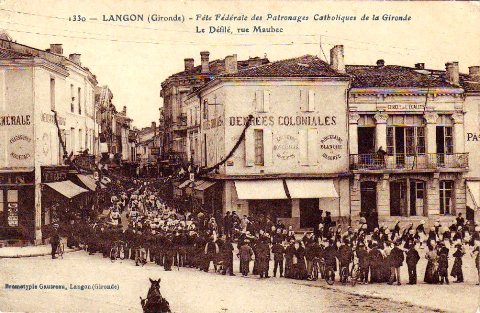 Langon - Patronages catholiques de la Gironde (1906) 1
