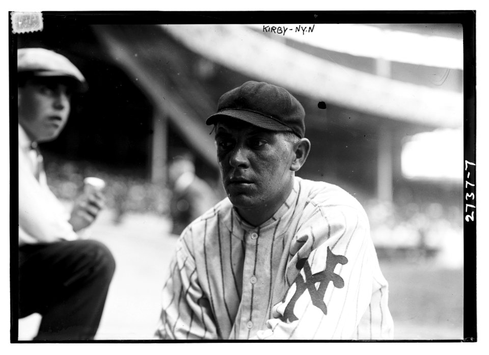 LaRue Kirby, New York NL, at Polo Grounds, NY (baseball) LCCN2014693345