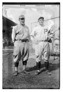 Larry Gardner, Boston AL & Milt Stock, Philadelphia NL (baseball) LCCN2014700006
