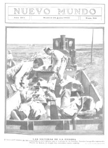 Las víctimas de la guerra, de Campúa, Nuevo Mundo, 29-07-1909