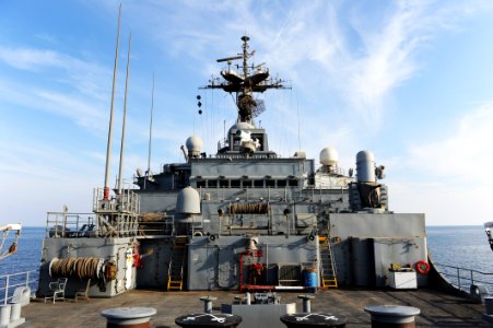 Laser Weapon System aboard USS Ponce (AFSB(I)-15) in November 2014 (03)
