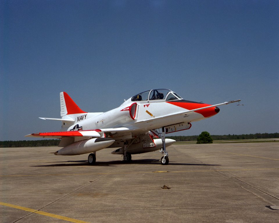 Last TA-4J refurbished at NAS Pensacola 1991