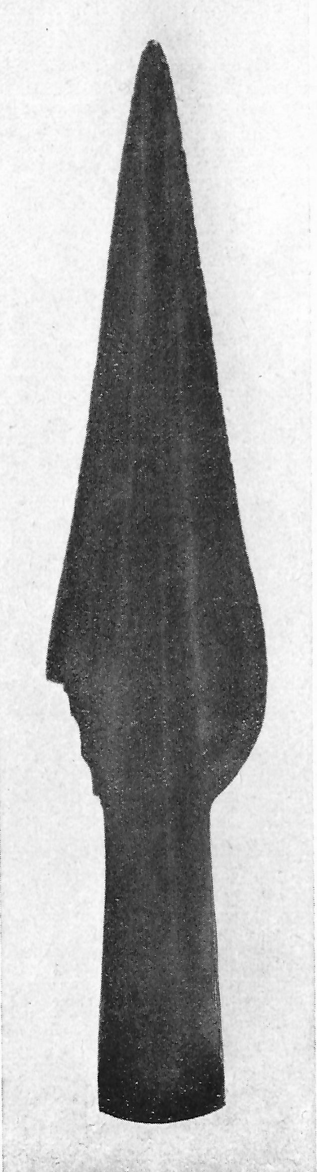 Lanzenspitze aus Neuhaldensleben (23 cm hoch)