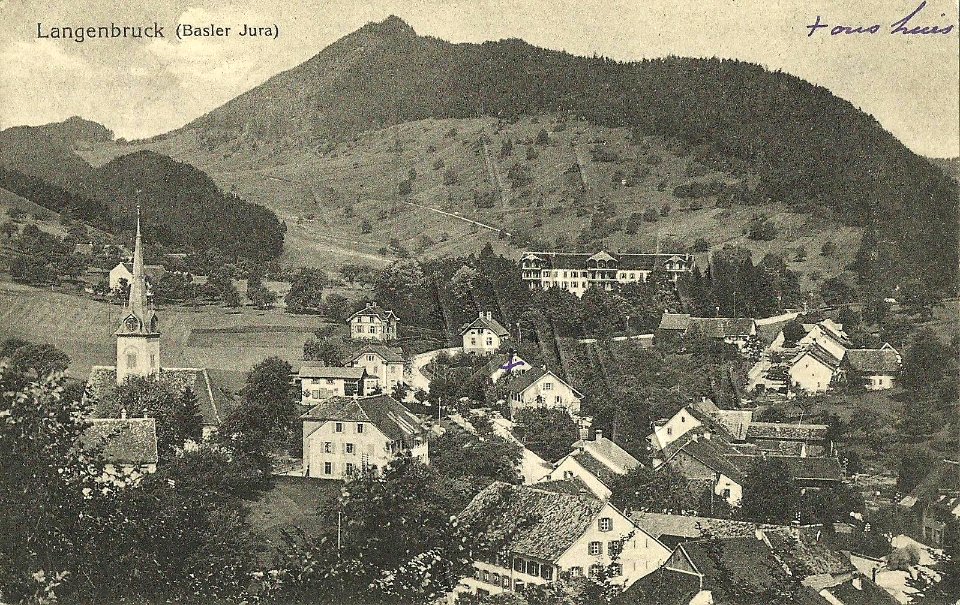 Langenbruck (BL) (AK Gebr. Metz Basel um 1913)