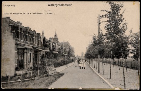 Langeweg (later Archimedesweg), Afb PRKBB00180000002