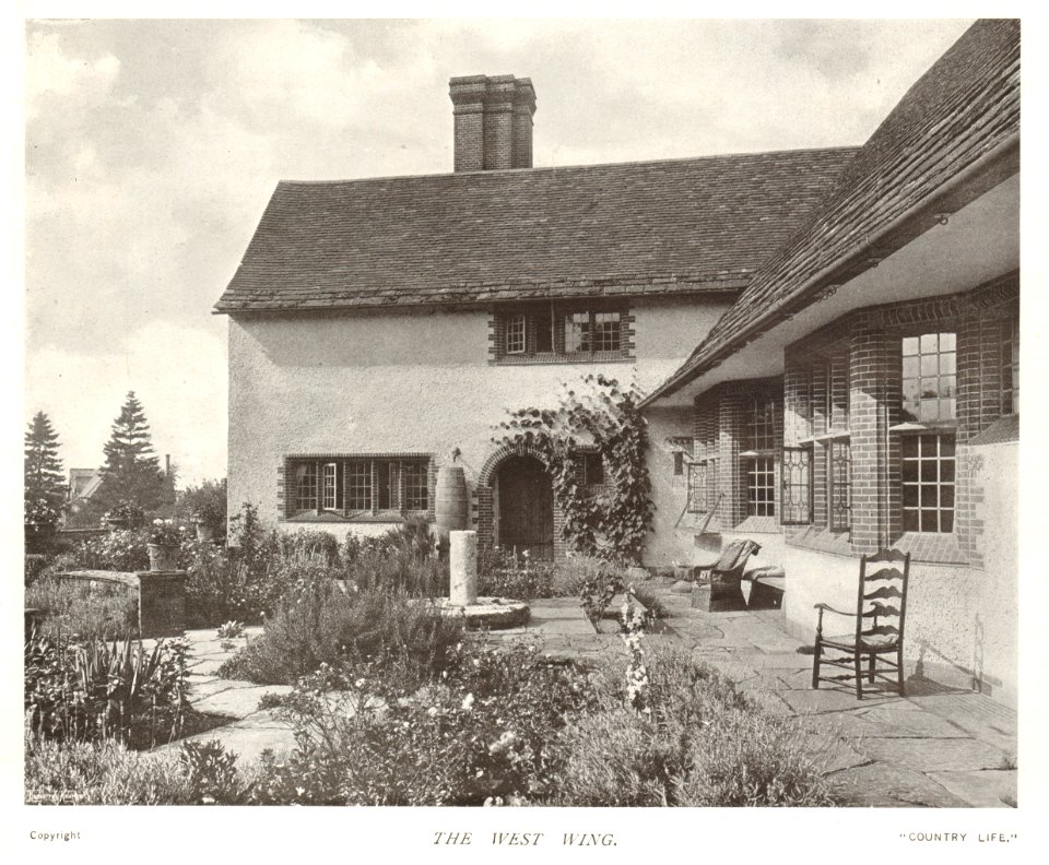 Latham Country Life 1904 Goddards Page 164 The West Wing