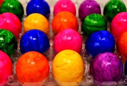 Colorful egg easter photo