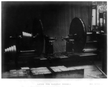 Lathe for railway wheels LCCN2005685012