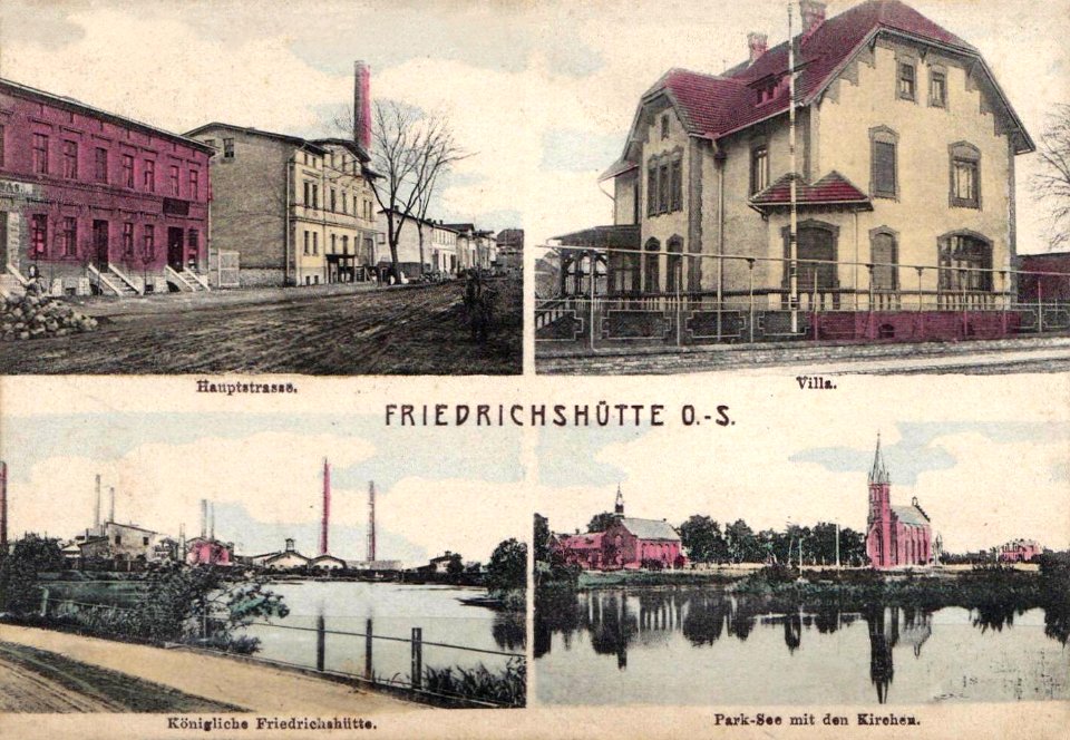 Lata 1905-1910 , Widokówka ze Strzybnicy. Dzielnica Strzybnica 1684439 Fotopolska-Eu