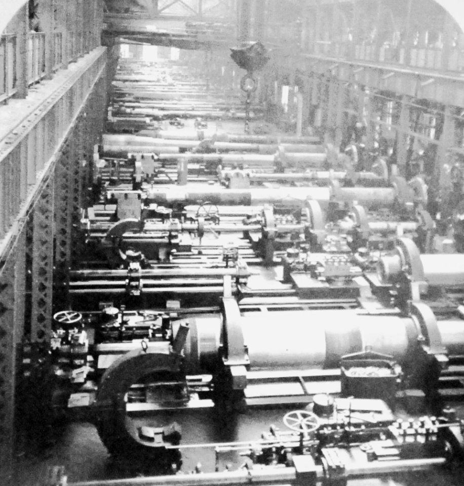 Lathes for gun boring and rifling at Washington Navy Yard, Washington, D.C., 1898-1899 (17877732174)