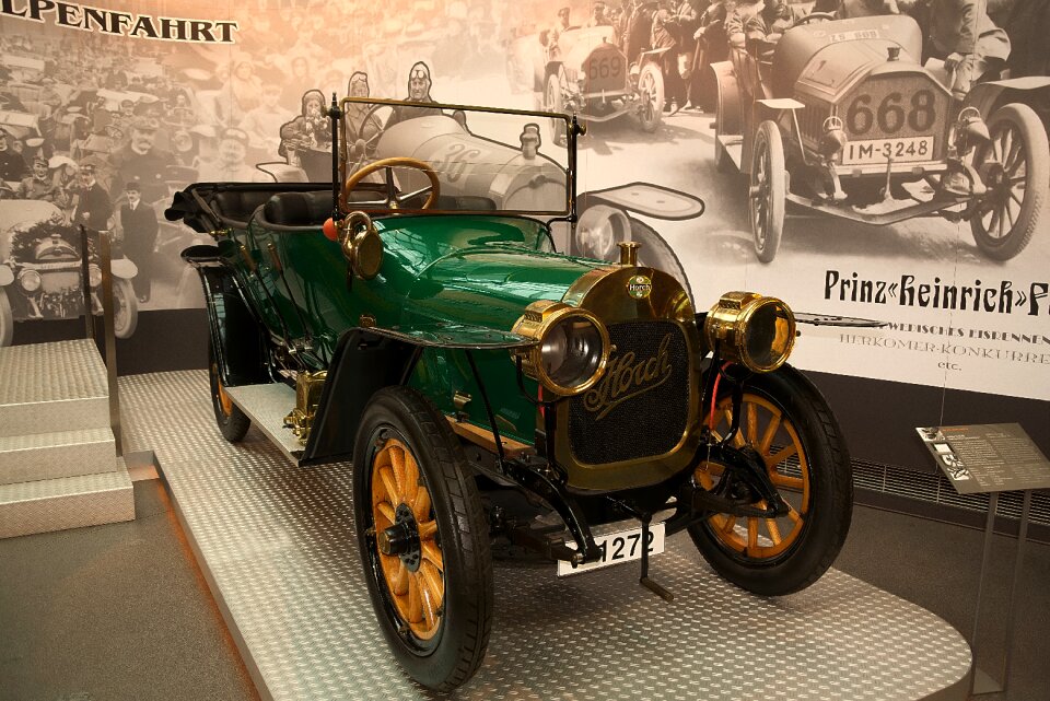 Classic pkw vintage car exhibition