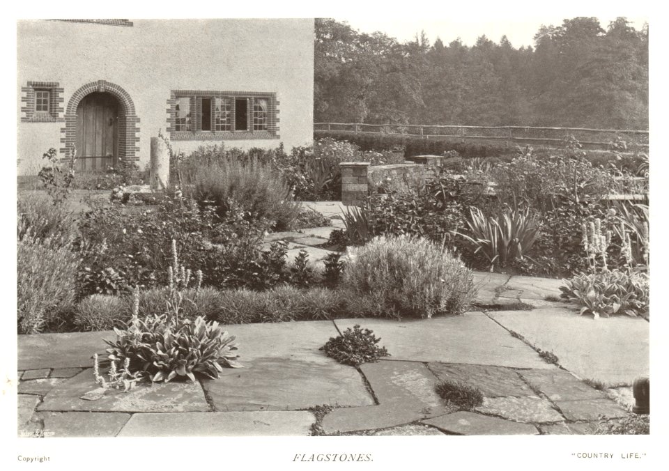 Latham Country Life 1904 Goddards Page 166 Flagstones