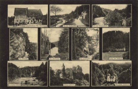 Lauban, Schlesien - Lindenkretscham Neu-Warnsdorf; Baidemühle; Vor der Steinbachhöhe (Zeno Ansichtskarten)
