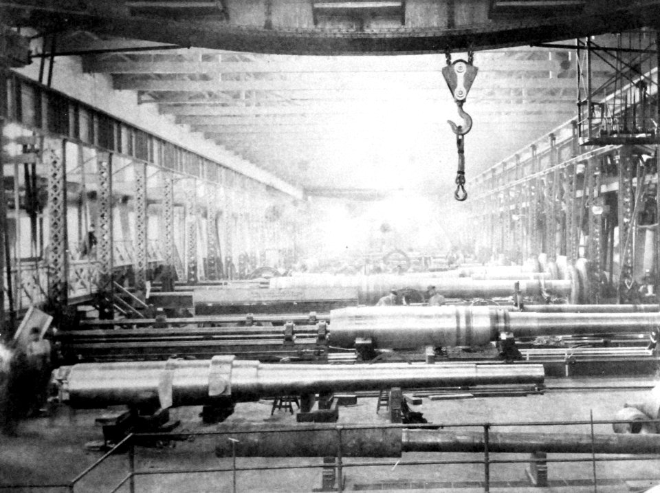Lathe room gun shop, Naval Gun Factory, Washington Navy Yard, Washington D.C. (25382845370)