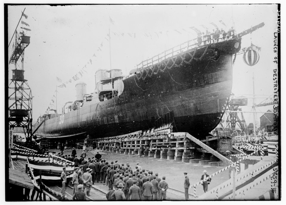 Launch of destroyer 30 - Tokyo LCCN2014711149