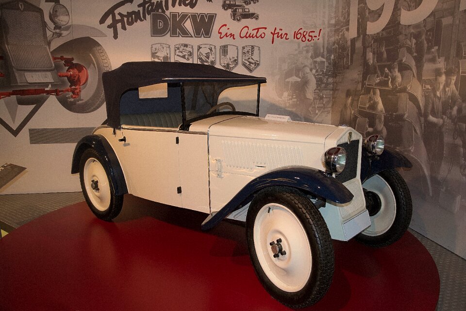 Classic pkw vintage car exhibition