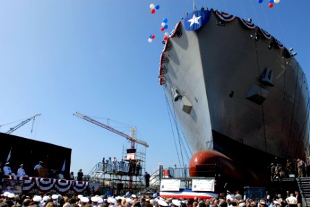 Launch ceremony of USNS Carl Brashear DVIDS116806