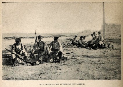 Las avanzadas del Fuerte de San Lorenzo. Melilla, fotografía remitidas por el Sr. Compañy, Blanco y Negro, 04-11-1893 (cropped)