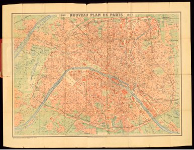Lanée, Nouveau plan de Paris, 1886 - e-rara