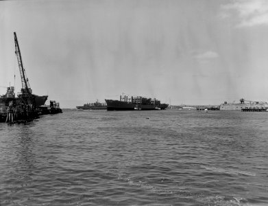 Launch of USS San Diego (AFS-6) on 13 April 1968