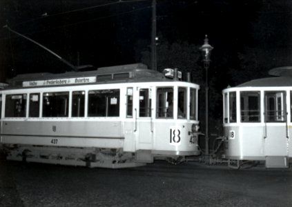 Last Copenhagen tram line 18 at Svanemøllen Remise photo