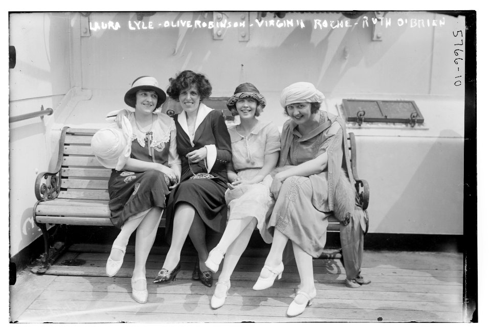 Laura Lyle, Olive Robinson, Virginia Roche, Ruth O'Brien LCCN2014714596