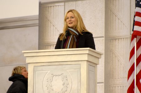 Laura Linney during the inaugural opening ceremonies