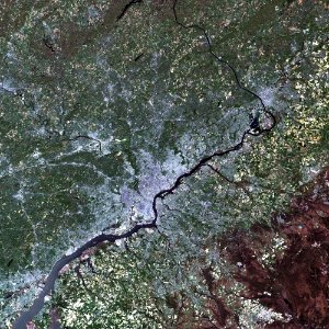Large Philadelphia Landsat photo