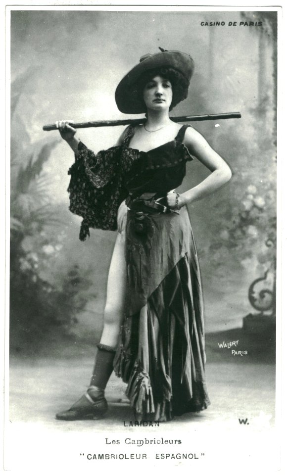 LARIDAN. W. Étoile. Les Cambrioleurs, Cambrioleur Espagnol (Casino de Paris). Photo Walery