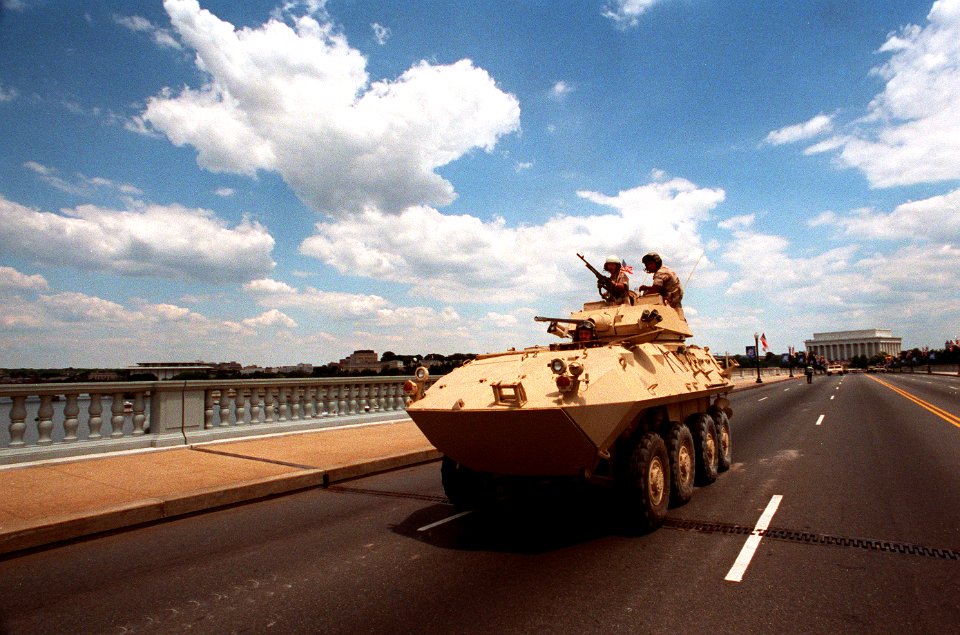 LAV-25 at the National Victory Celebration