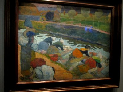 Lavandières au bord du canal Gauguin 1888