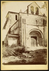 Laruscade (33) Église Saint-Exupère - façade - J-A Brutails - Université Bordeaux Montaigne - 0269
