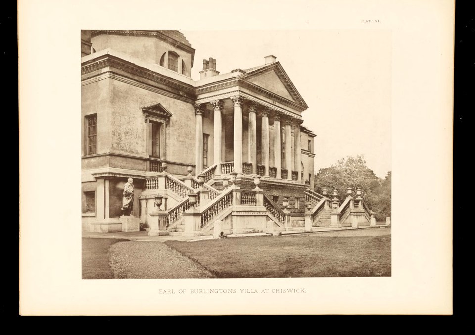 Later Renaissance Earl of Burlingtons Villa at Chiswick Plate 40 0184