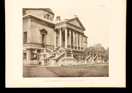 Later Renaissance Earl of Burlingtons Villa at Chiswick Plate 40 0184