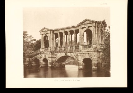 Later Renaissance Palladian Bridge Wilton Plate 79 0264