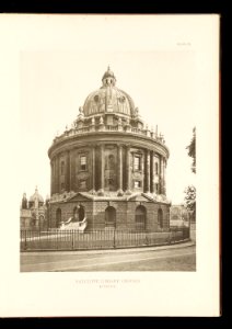 Later Renaissance Radcliffe Library Oxford Plate 110 0112