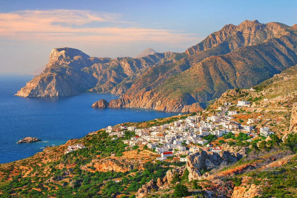 Travel landscape karpathos