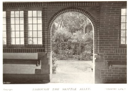 Latham Country Life 1904 Goddards Page 167 Through the Skittle Alley