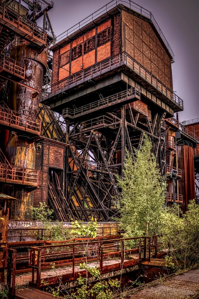 Industry vintage brown industry