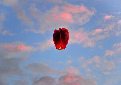 Candle flying blowing lanterns