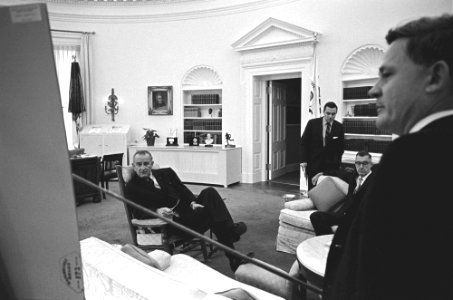 LBJ Budget Meeting