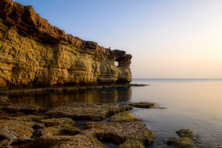 Travel sea cliff