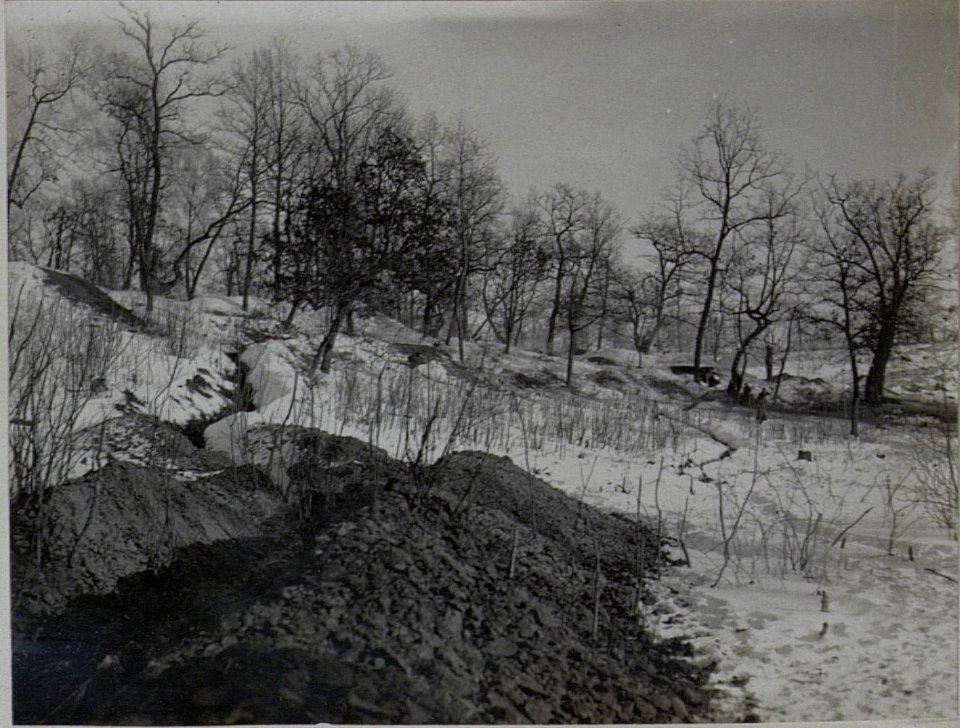 Laufgräben zur Stellung des Landwehrinfanterieregiments 24 (BildID 15457207)