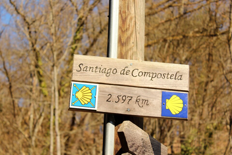 Distance hike make a pilgrimage