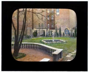 Laura Stafford Stewart house, 205 West 13th Street, New York, New York. Terrace LCCN2007685068